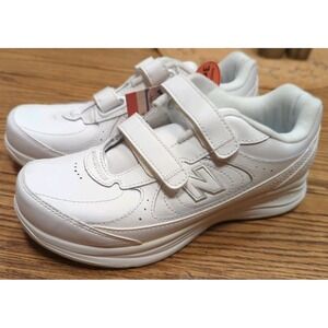 Balance Womens 577 WW577VW White Casual Walking Shoes Sneakers Size 6 W (Wide)